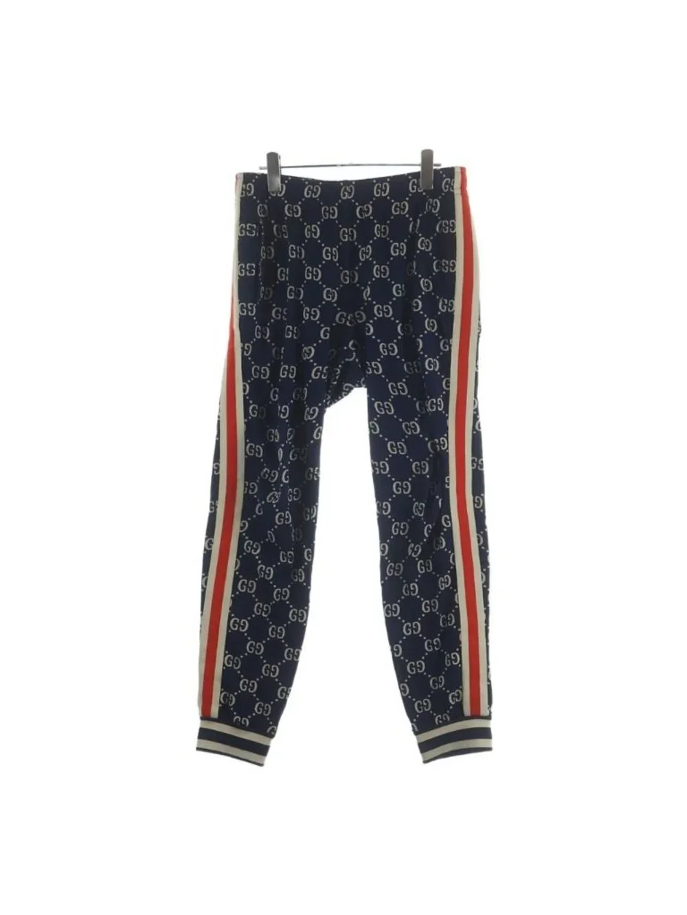 Gucci GG Jacquard Sweatshirt Pants All Over Pattern Navy